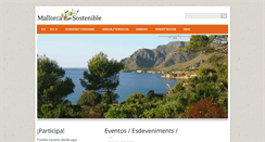 Desktop Screenshot of mallorcasostenible.org